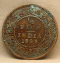 Half Pice 1922 George V Bronze coins