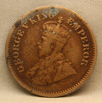 Half Pice 1922 George V Bronze coins