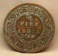 Half Pice 1923 George V Bronze coins