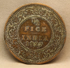 Half Pice 1923 George V Bronze coins