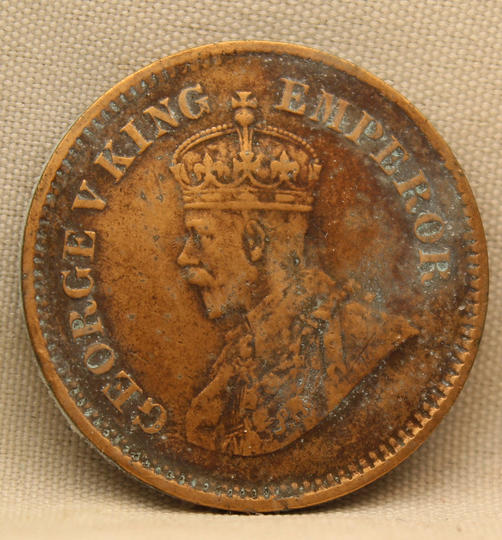 Half Pice 1923 George V Bronze coins