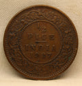 Half Pice 1927 George V Bronze coins
