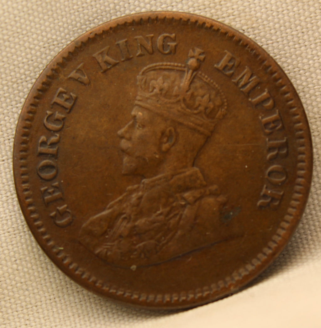 Half Pice 1927 George V Bronze coins