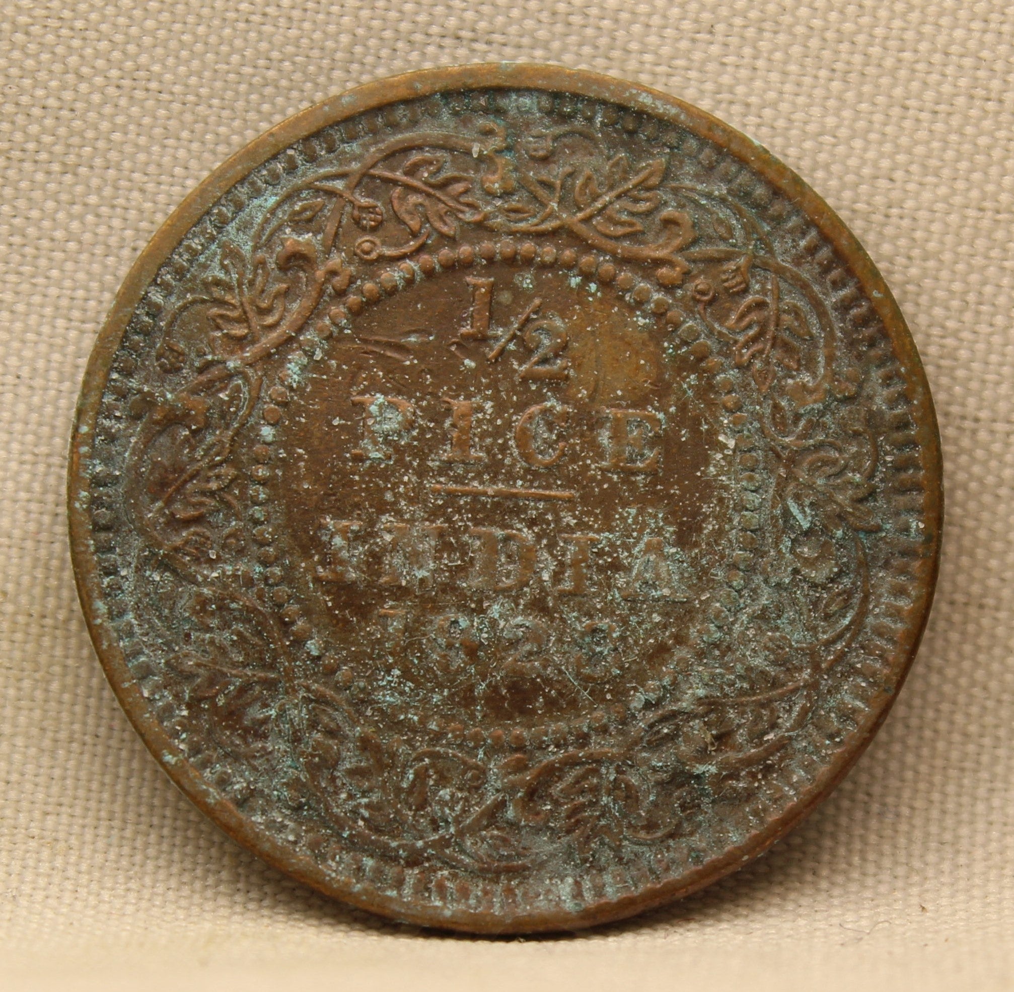 Half Pice 1928 George V Bronze coins