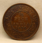Half Pice 1930 George V Bronze coins