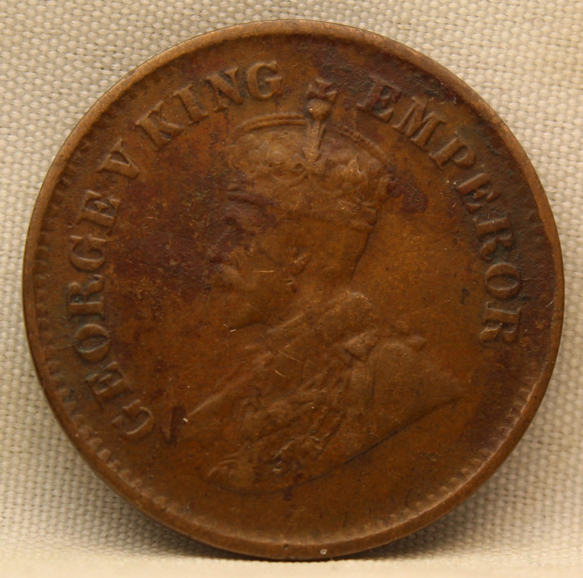 Half Pice 1930 George V Bronze coins