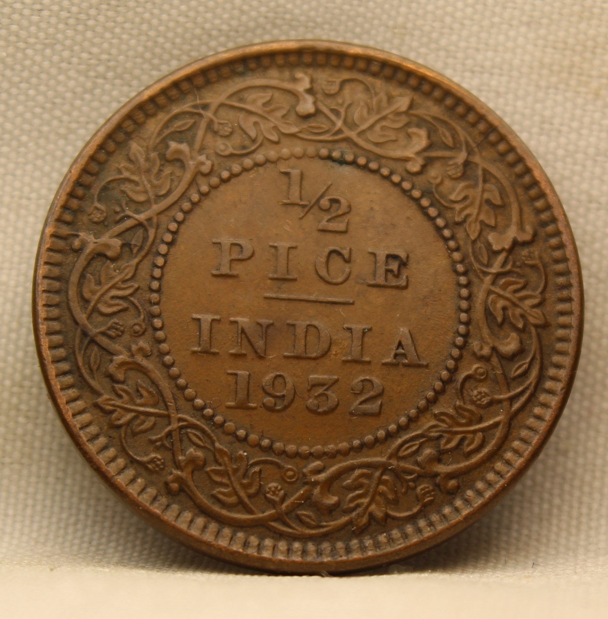 Half Pice 1932 George V Bronze coins