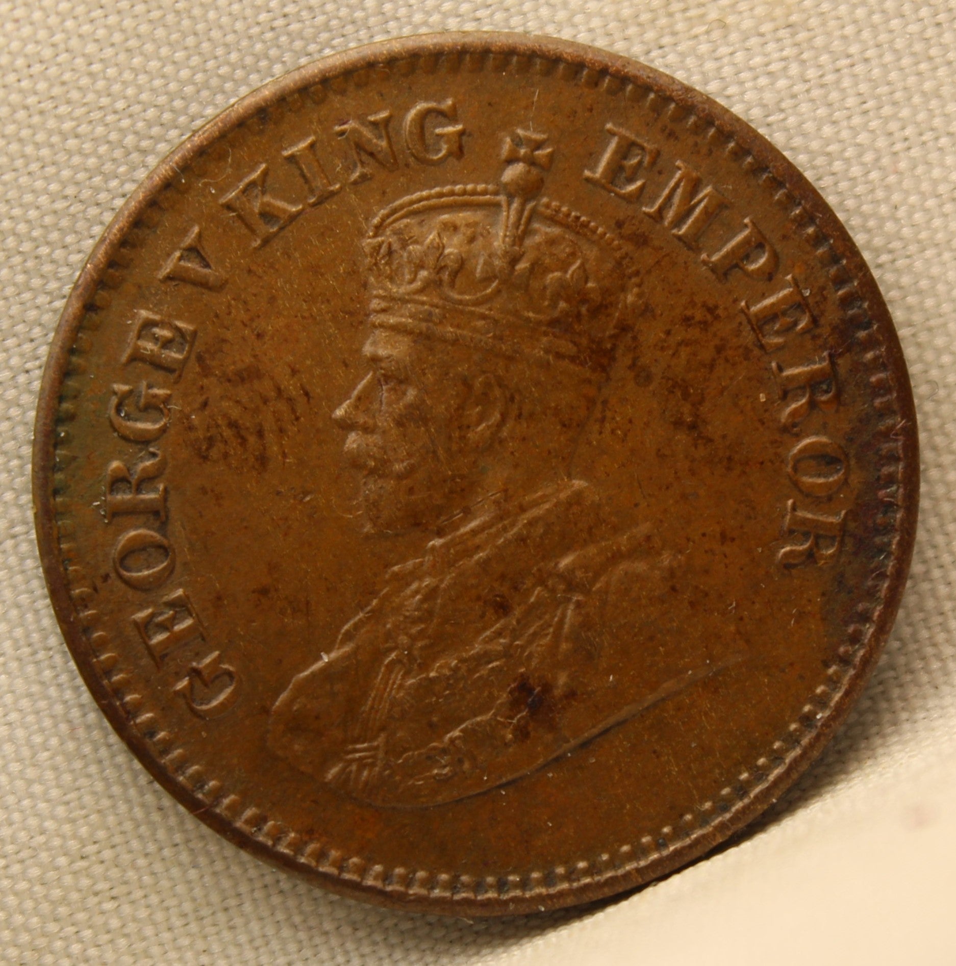 Half Pice 1936 George V Bronze coins