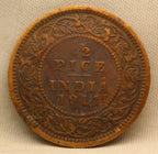 Half Pice 1914 George V Bronze coins