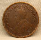 Half Pice 1914 George V Bronze coins