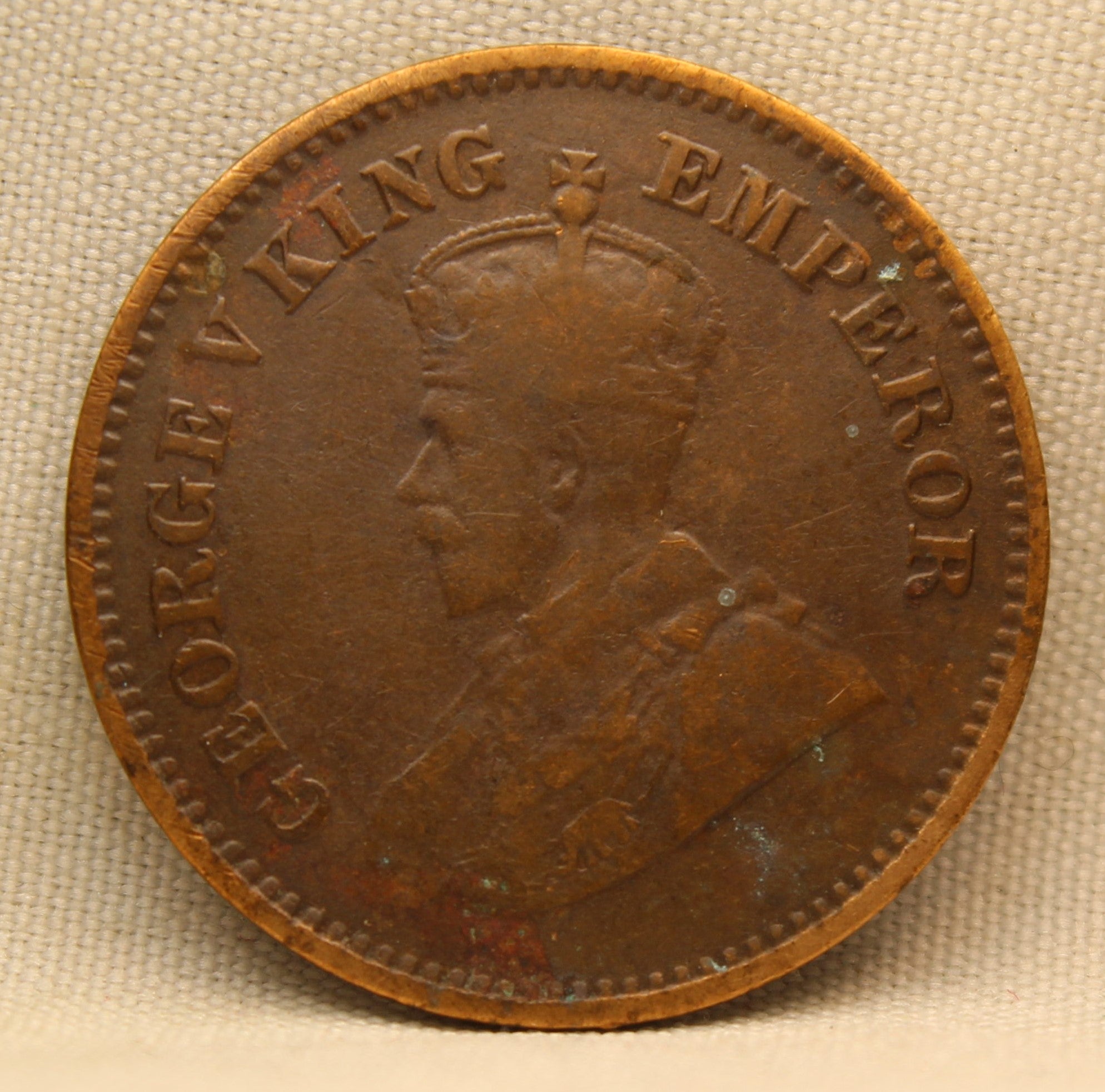 Half Pice 1914 George V Bronze coins
