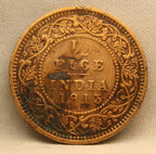 Half Pice 1913 George V Bronze coins