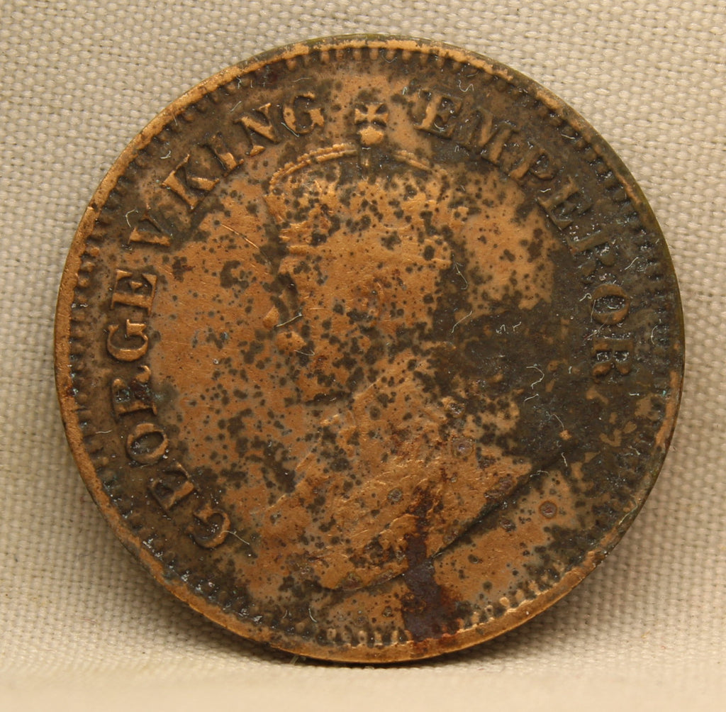 Half Pice 1916 George V Bronze coins