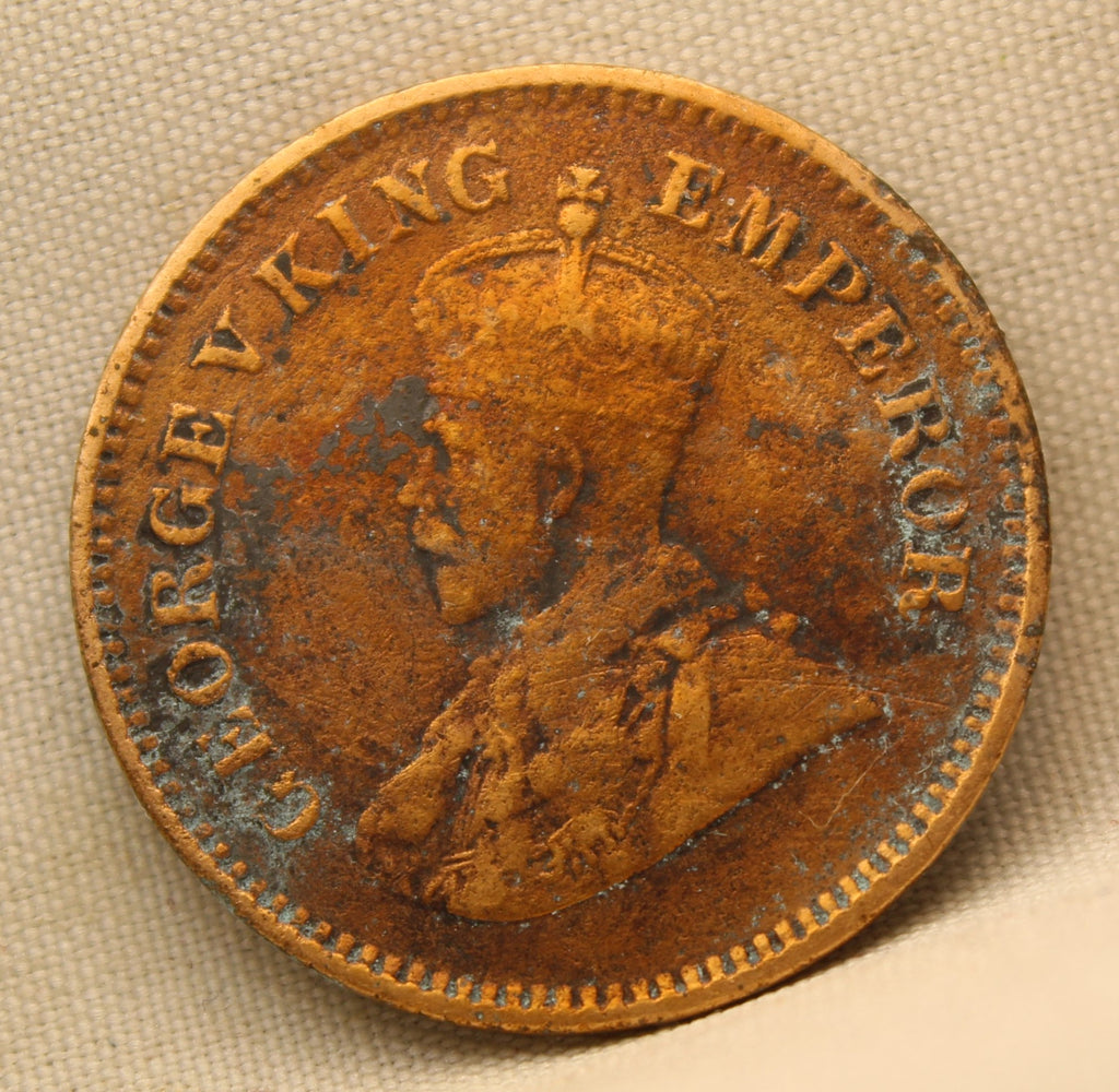 Half Pice 1921 George V Bronze coins