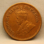 Half Pice 1927 George V Bronze coins