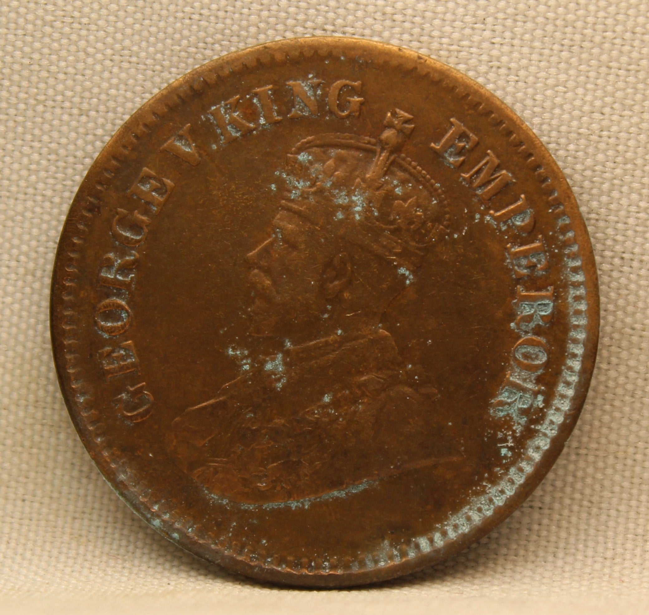 Half Pice 1928 George V Bronze coins