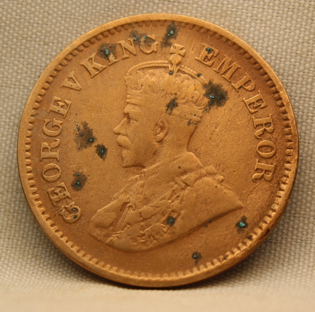 Half Pice 1929 George V Bronze coins
