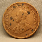 Half Pice 1929 George V Bronze coins
