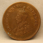 Half Pice 1930 George V Bronze coins