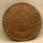 Half Pice 1933 George V Bronze coins