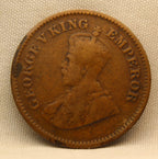Half Pice 1914 George V Bronze coins