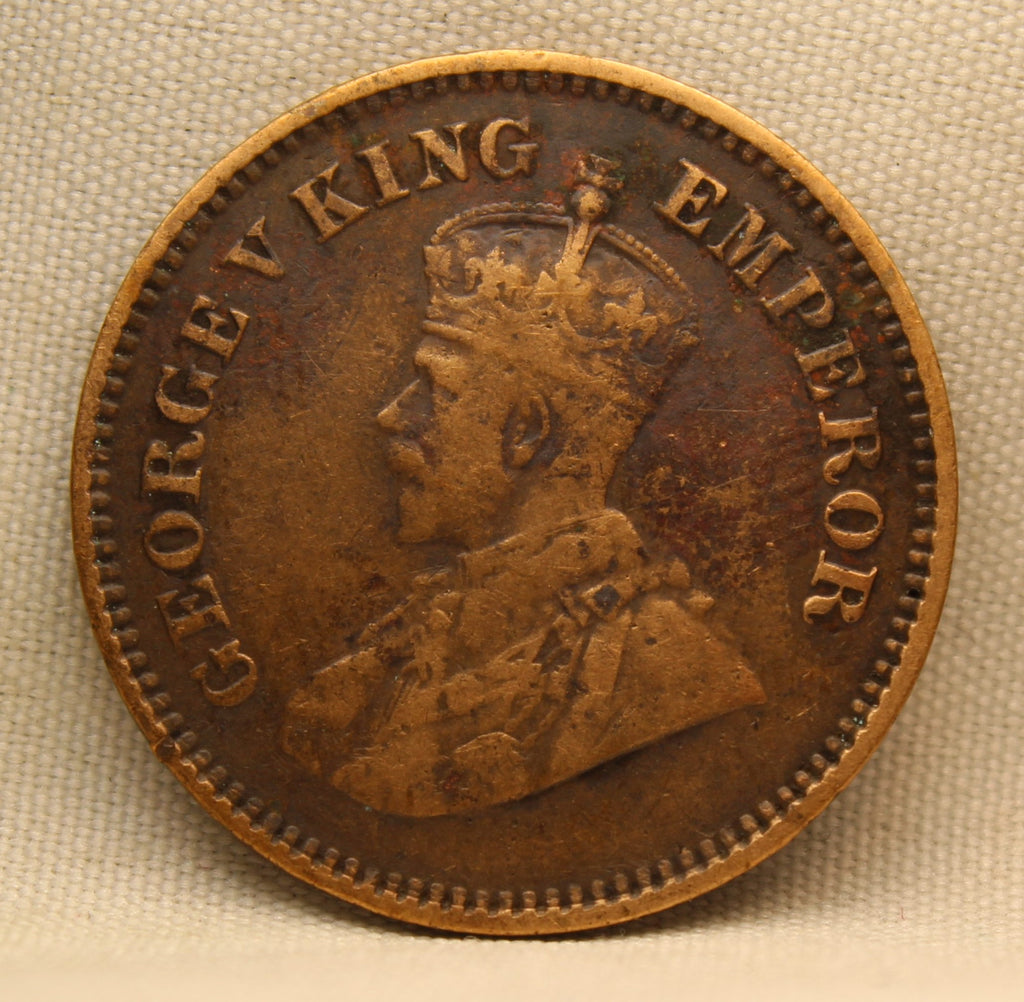 Half Pice 1915 George V Bronze coins