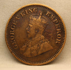 Half Pice 1915 George V Bronze coins