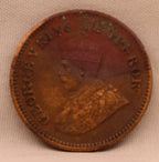 Half Pice 1920 George V Bronze coins