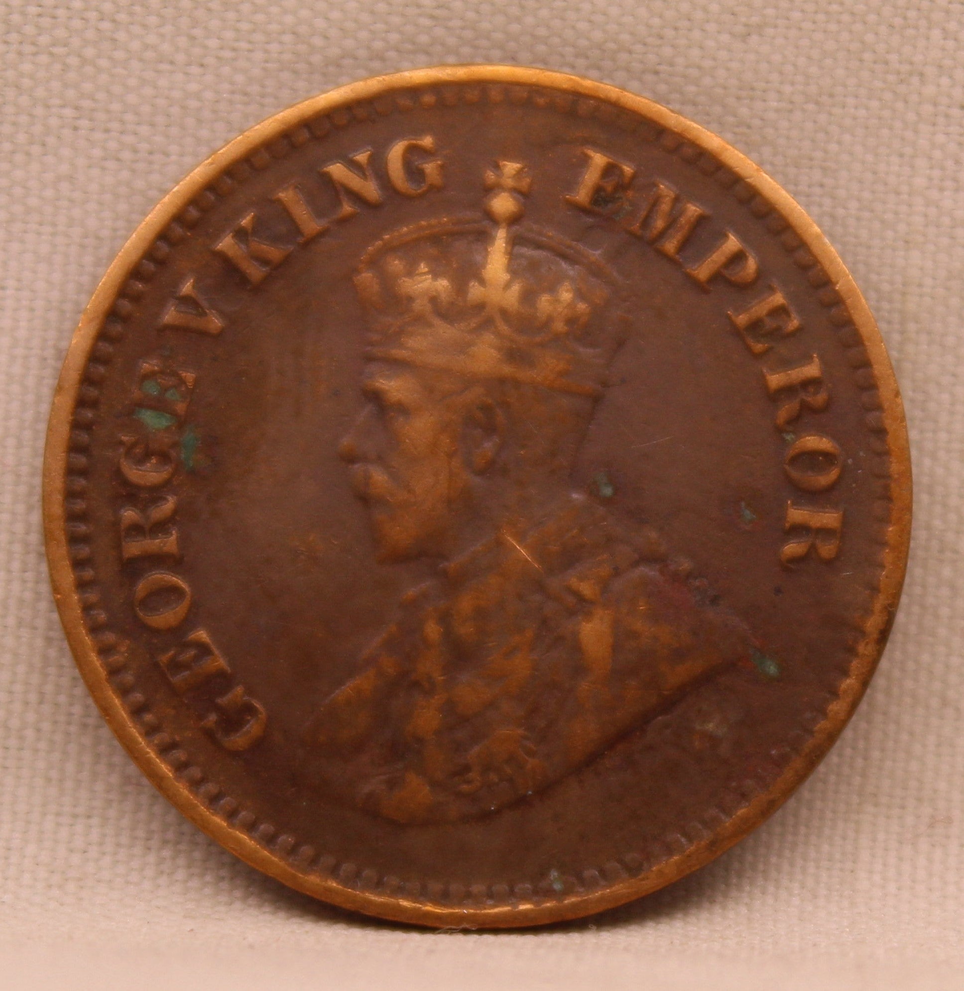 Half Pice 1922 George V Bronze coins