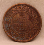 Half Pice 1923 George V Bronze coins