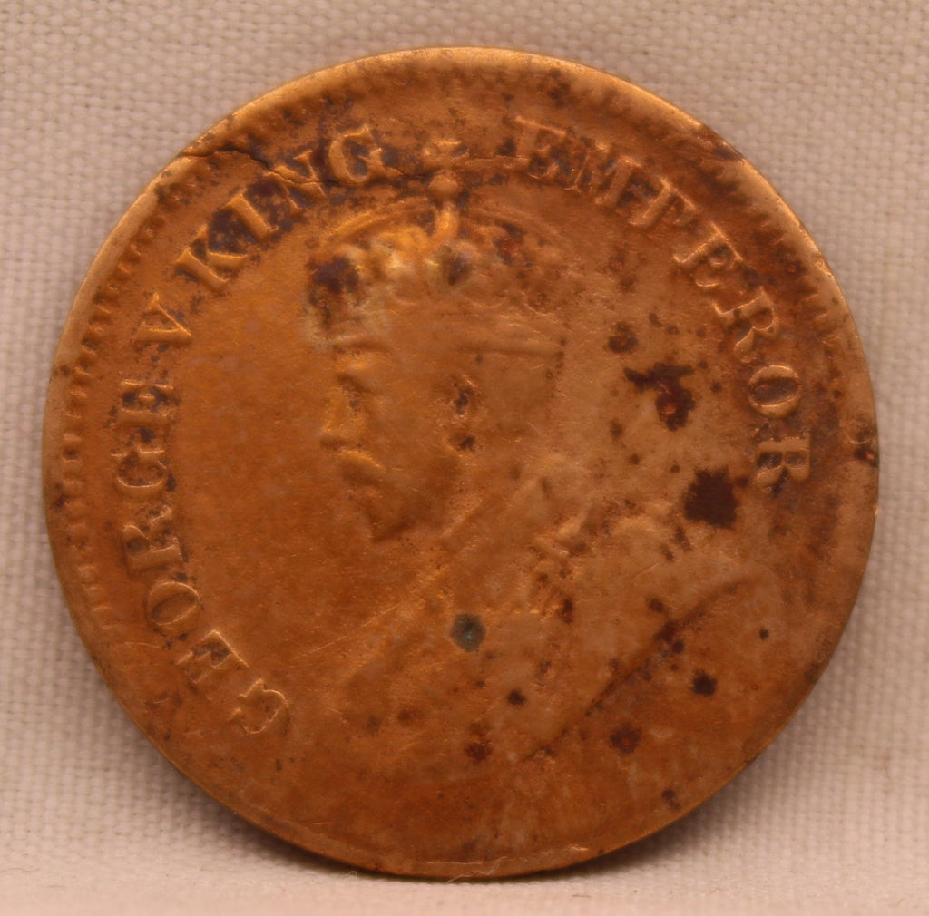 Half Pice 1928 George V Bronze coins