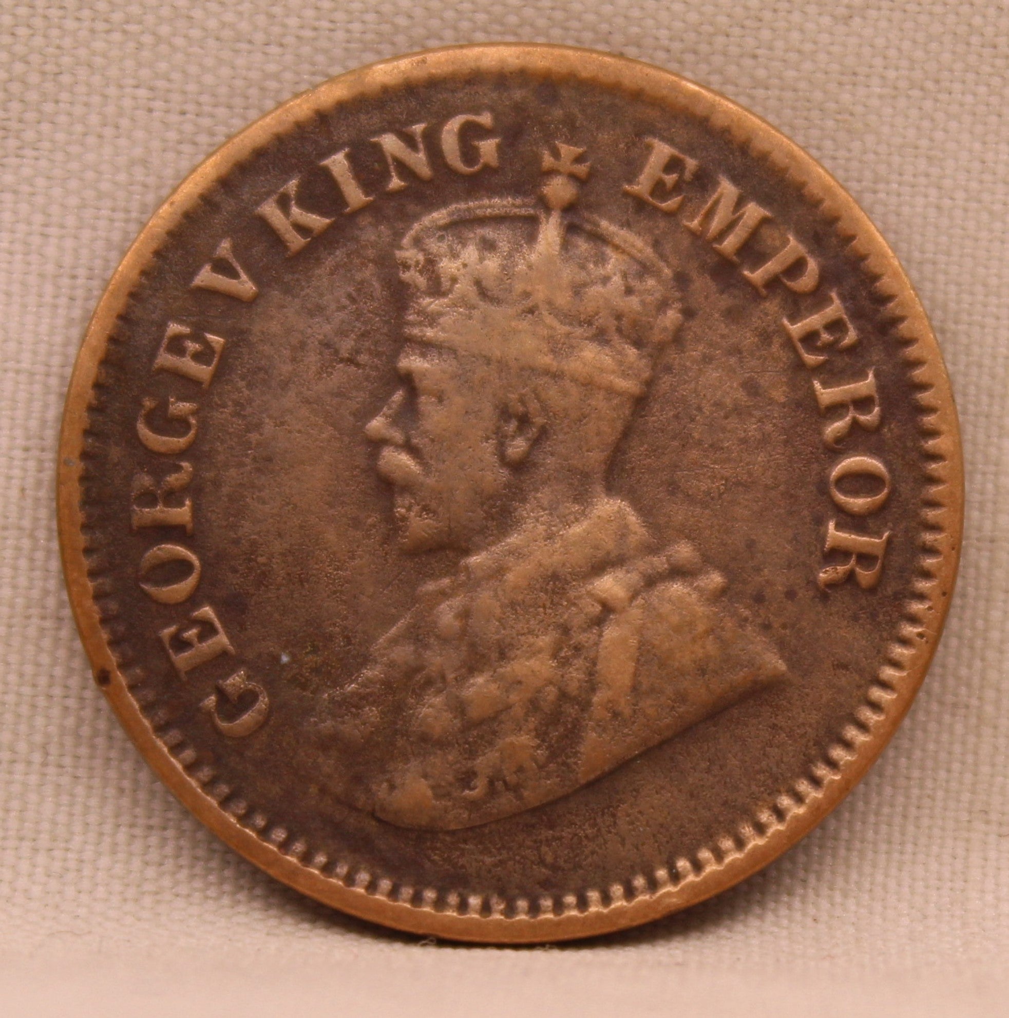 Half Pice 1929 George V Bronze coins