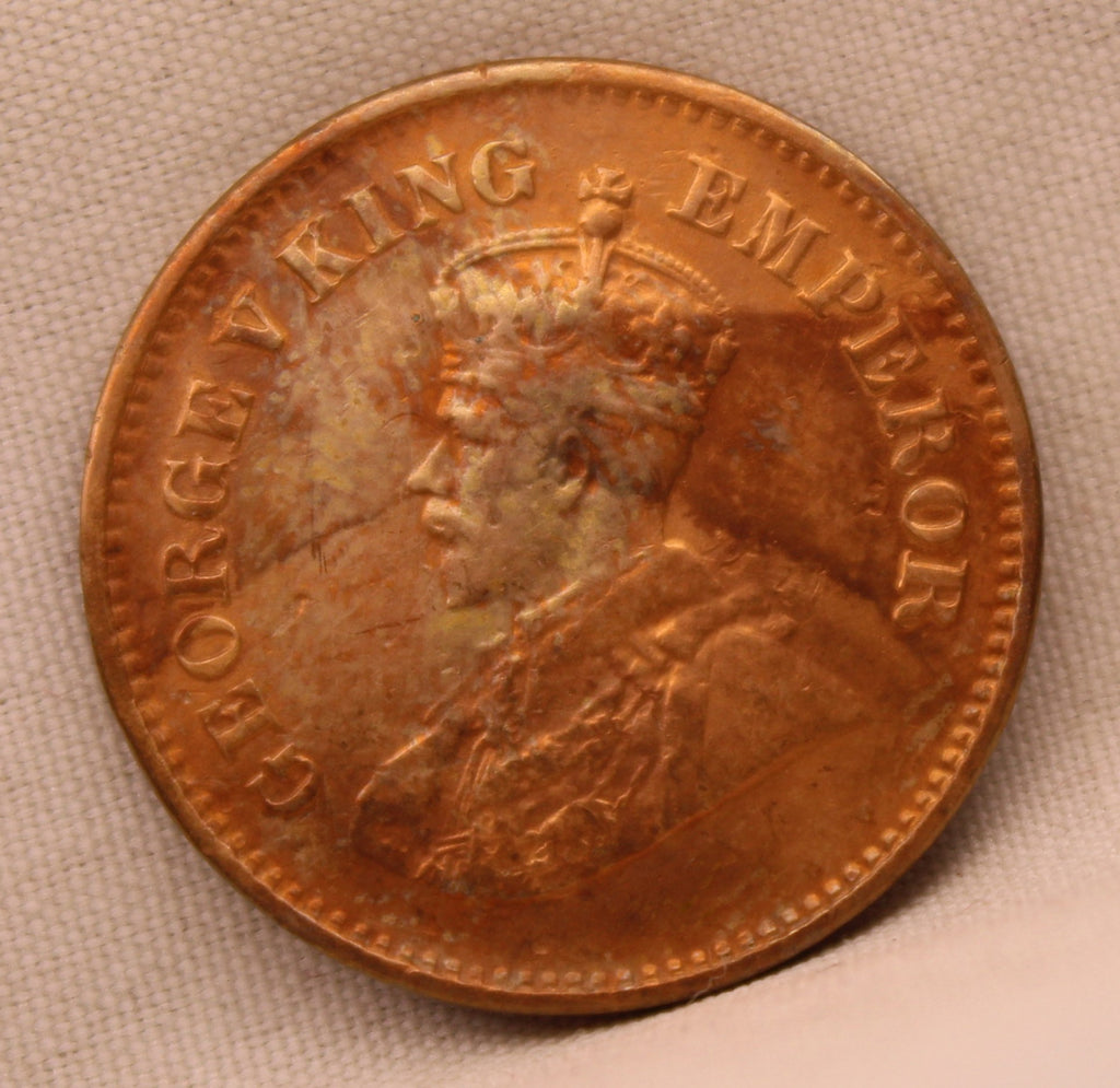 Half Pice 1933 George V Bronze coins