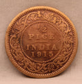 Half Pice 1915 George V Bronze coins