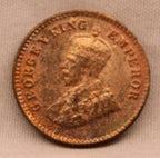 1\12 Anna 1921 George V Bronze coins