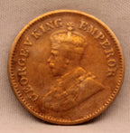Half Pice 1922 George V Bronze coins