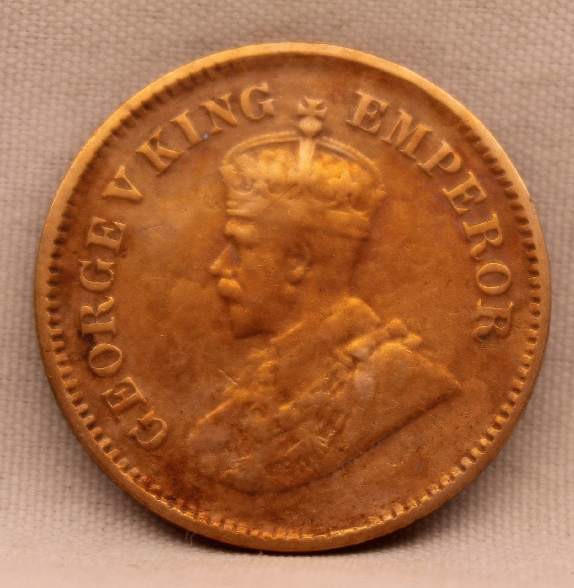 Half Pice 1922 George V Bronze coins