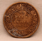Half Pice 1924 George V Bronze coins