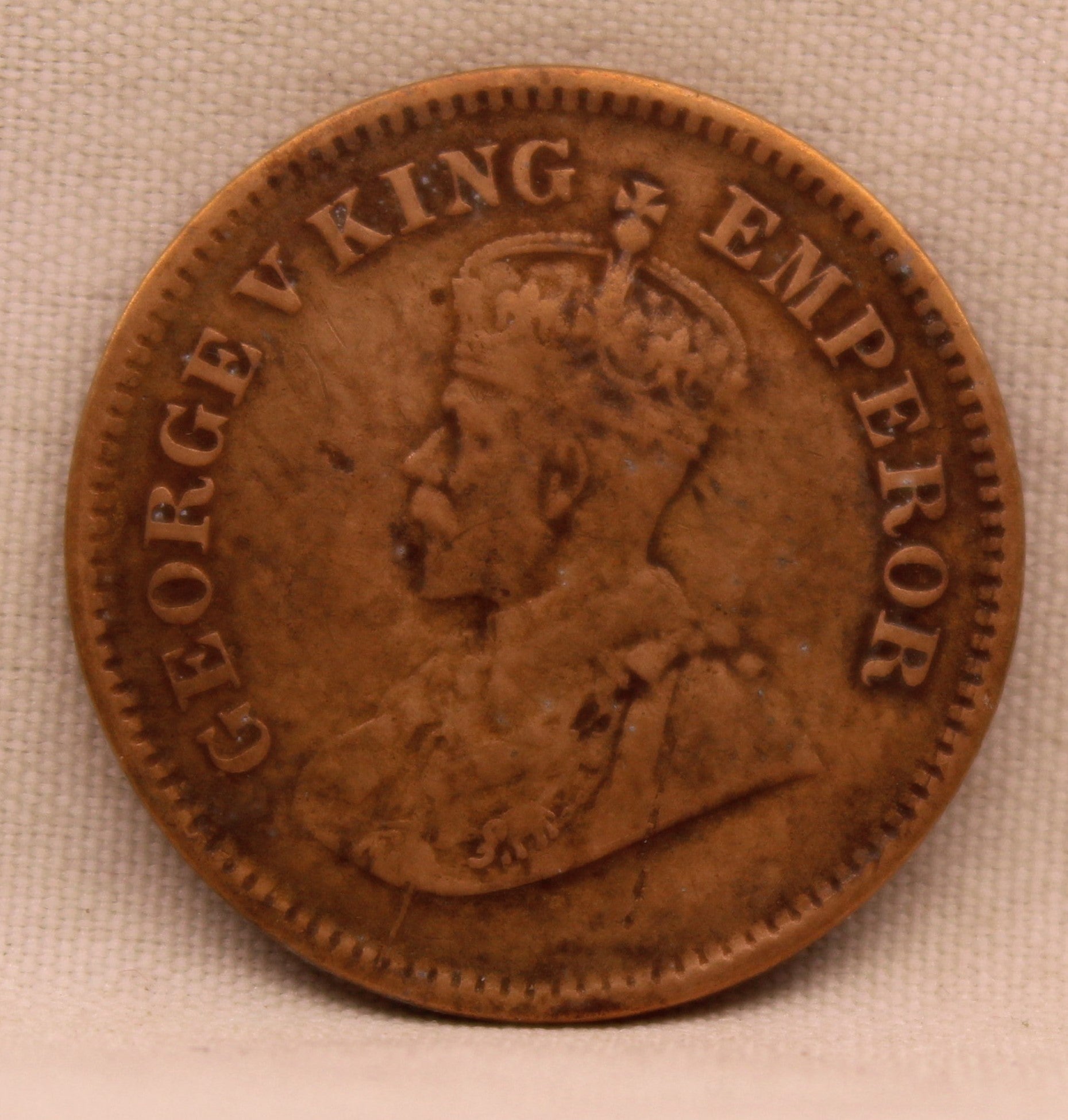 Half Pice 1924 George V Bronze coins