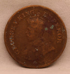 Half Pice 1926 George V Bronze coins