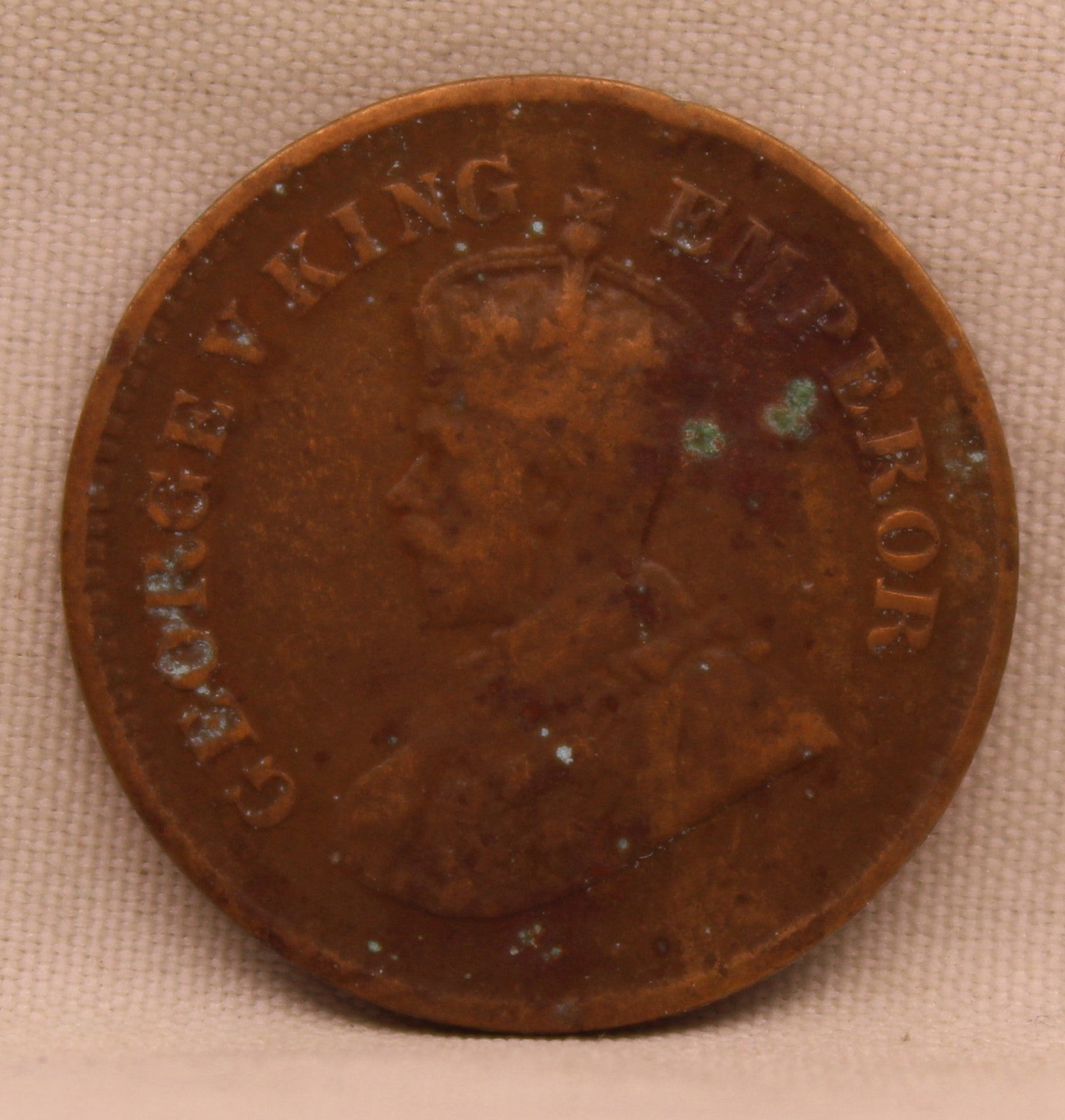 Half Pice 1926 George V Bronze coins