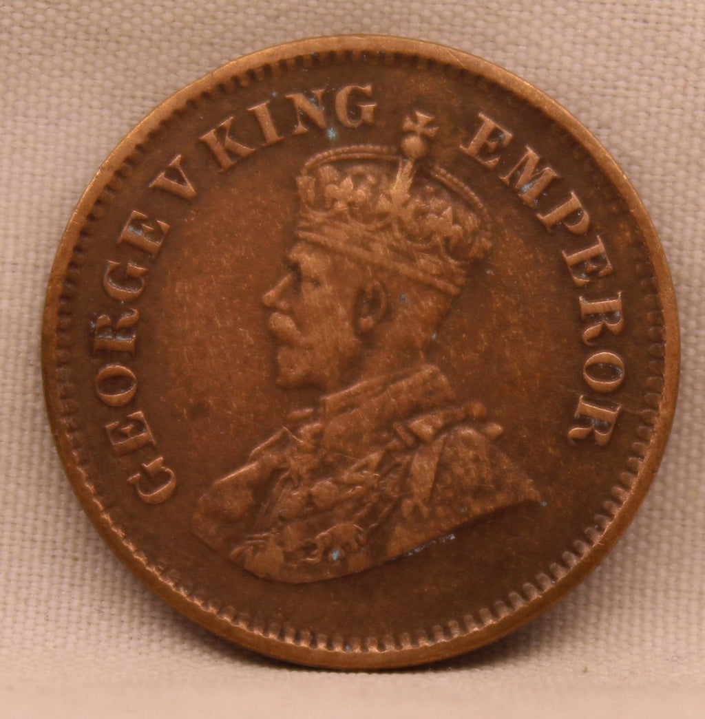 Half Pice 1927 George V Bronze coins
