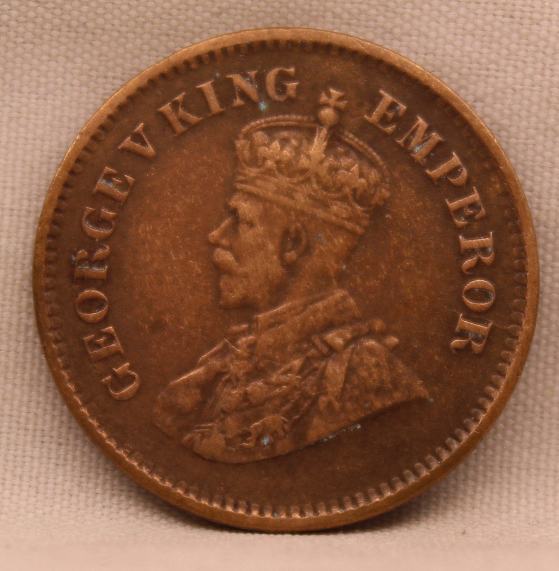 Half Pice 1927 George V Bronze coins