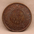 Half Pice 1928 George V Bronze coins