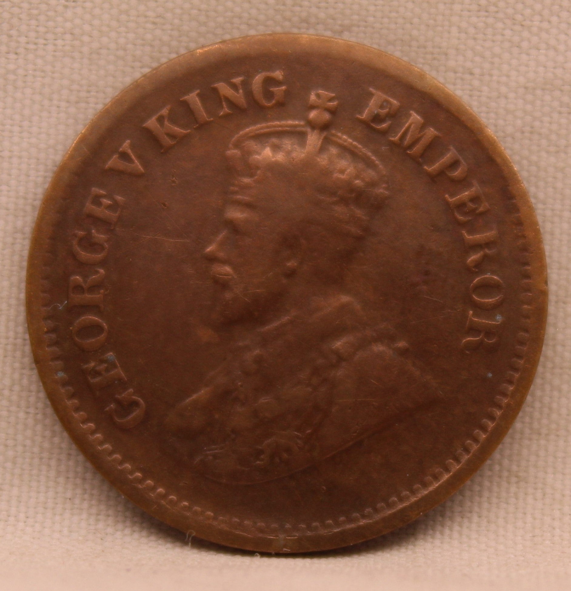 Half Pice 1929 George V Bronze coins