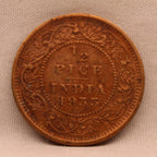 Half Pice 1933 George V Bronze coins