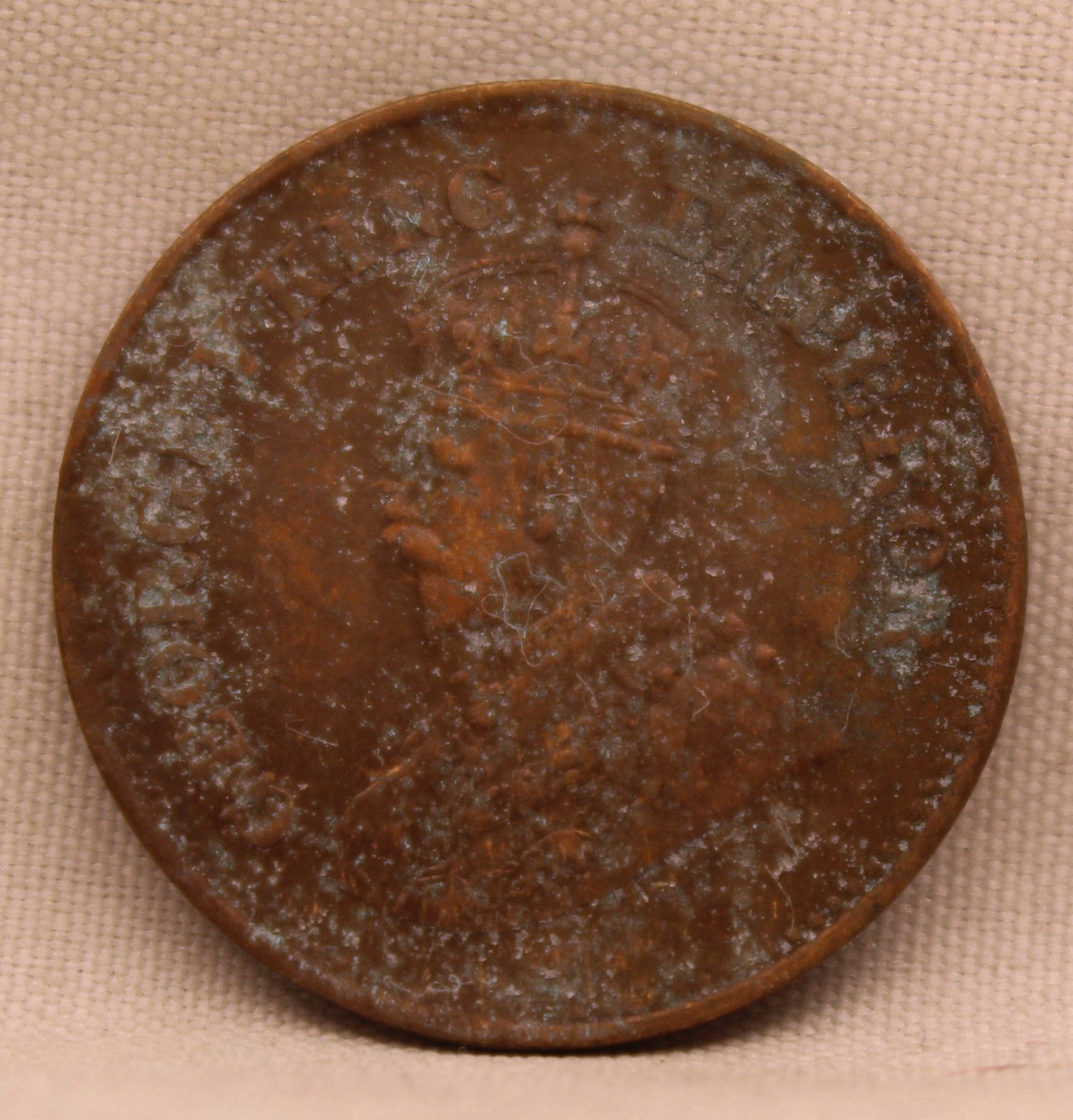Half Pice 1934 George V Bronze coins