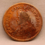 Half Pice 1925 George V Bronze coins