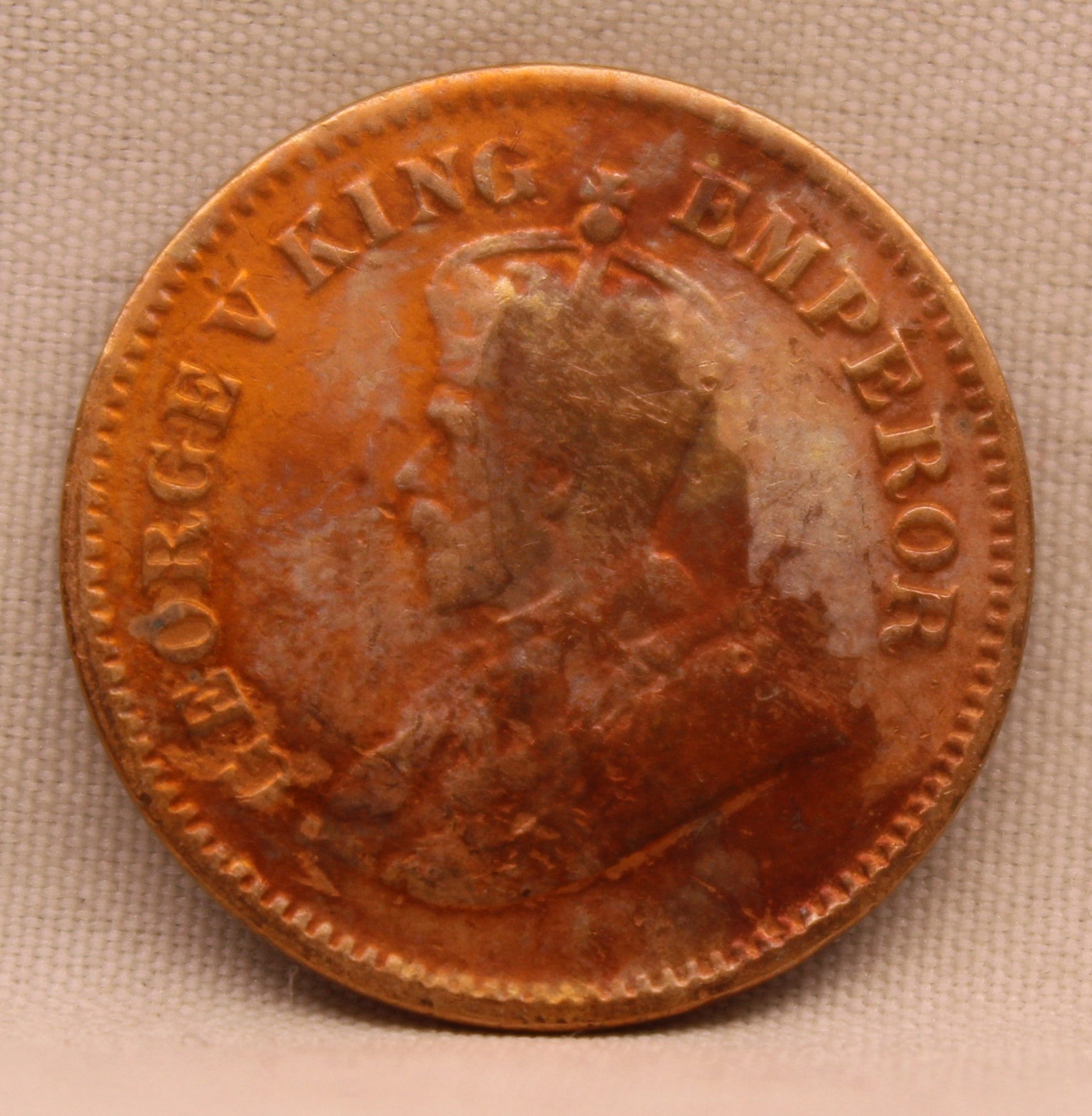 Half Pice 1925 George V Bronze coins