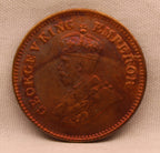 Half Pice 1927 George V Bronze coins